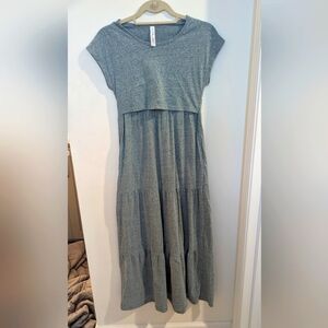 Latched Mama Tiered Midi/Maxi Dress Size XXS